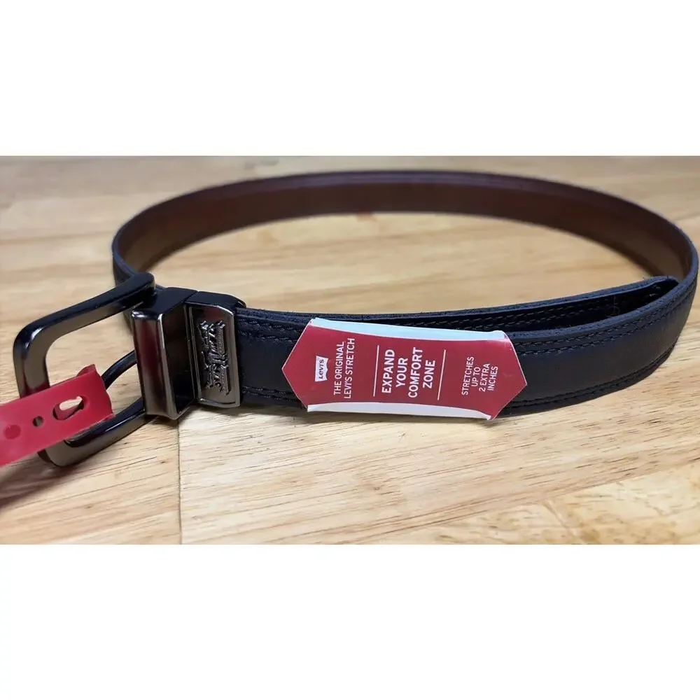 Levi’s NWT Reversible Black/Brown Belt Built-in Stretch Tech- Sz Large (30-32)